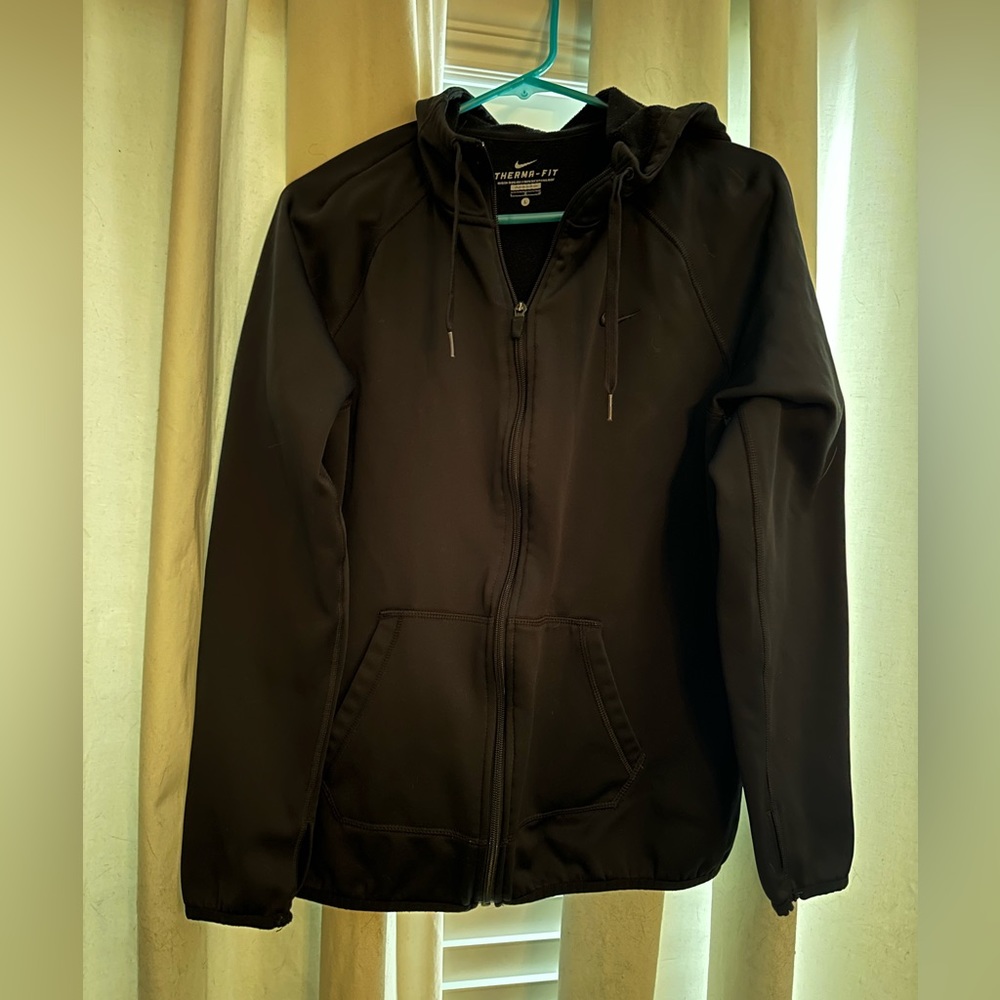 Nike Dri-fit Zip Up Hooded Jacket - L